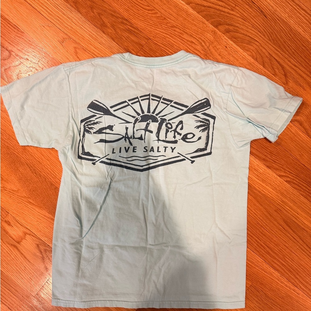 Salt Life Men's Aqua Graphic Tee